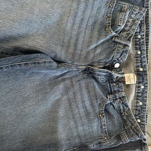 Studded Blue Denim Jeans